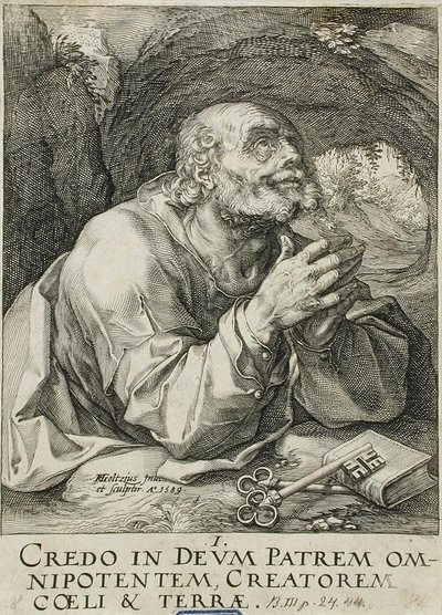 Saint Peter by Hendrick Goltzius