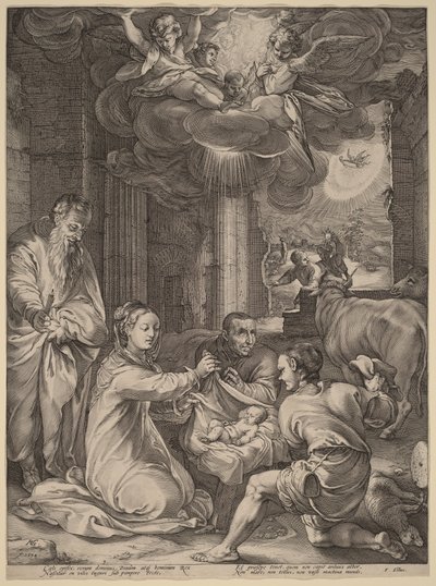 The Adoration of the Shepherds by Hendrick Goltzius