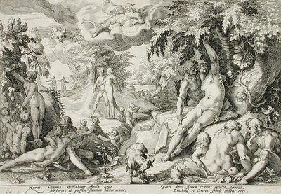 The Age of Gold by Hendrick Goltzius