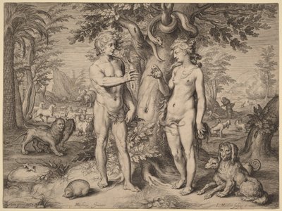 The Fall of Man by Hendrick Goltzius