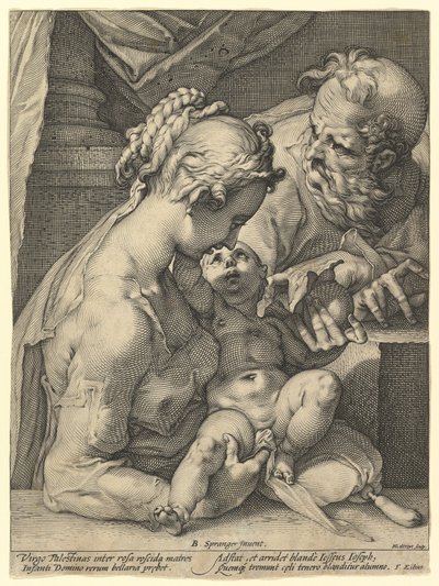 The Holy Family by Hendrick Goltzius
