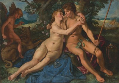 Venus and Adonis by Hendrick Goltzius