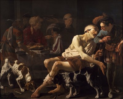 The Rich Man and the Poor Lazarus, 1625 by Hendrick Jansz Terbrugghen