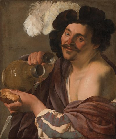 The Drinker by Hendrick ter Brugghen