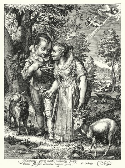 Spring by Hendrik (after) Goltzius
