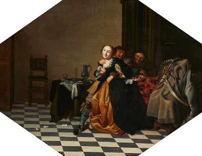 Brothel Scene by Hendrik Gerritsz Pot