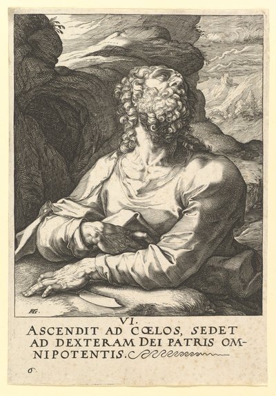 St. Bartholomew, ca. 1589 by Hendrik Goltzius