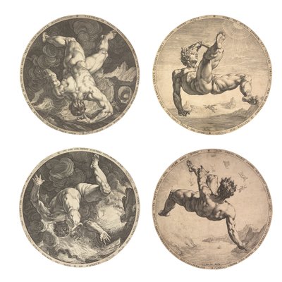 The Four Disgracers by Hendrik Goltzius