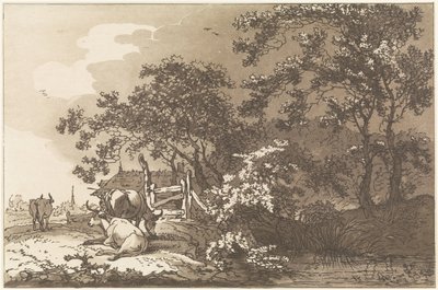 Landscape with Cows by Hendrik Meijer