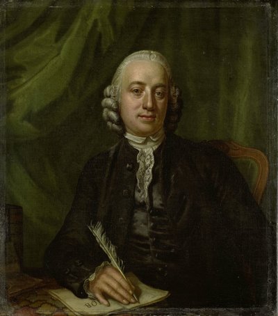 Portrait of Pieter Meijer, Publisher and Bookseller in Amsterdam by Hendrik Pothoven (attributed to)