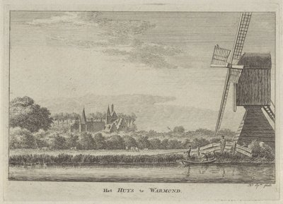 View of Huis Warmond by Hendrik Spilman