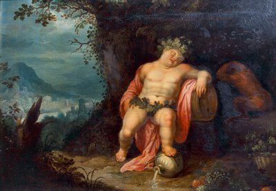 Bacchus Asleep by Hendrik van the Elder Balen