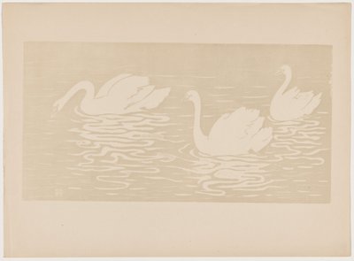 The Swans by Henri-Charles Guérard