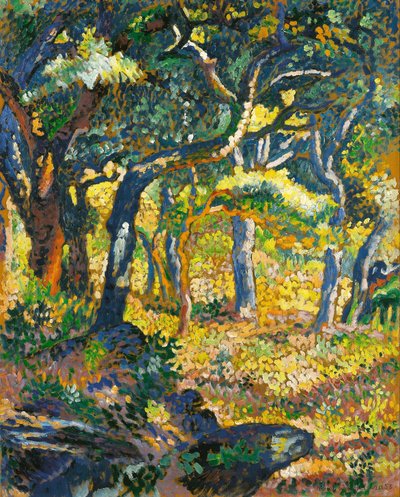 A Clearing in Provence (Study) by Henri-Edmond Cross