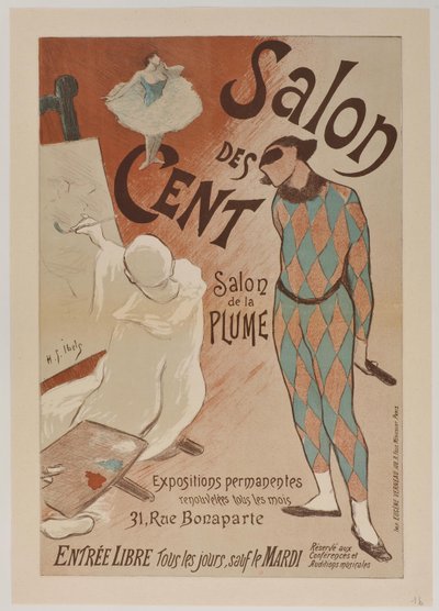 [Salon des Cent. February 1894] by Henri-Gabriel Ibels
