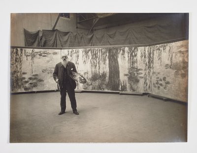 Claude Monet with his Palette in Front of his Work 