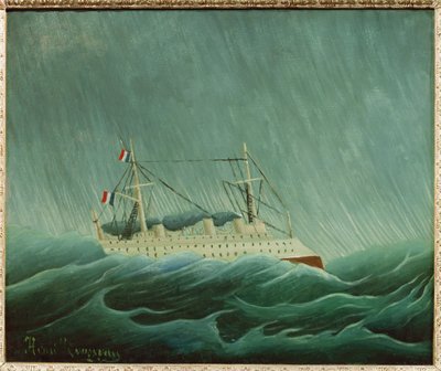 The Ship in the Storm by Henri Emilien Rousseau
