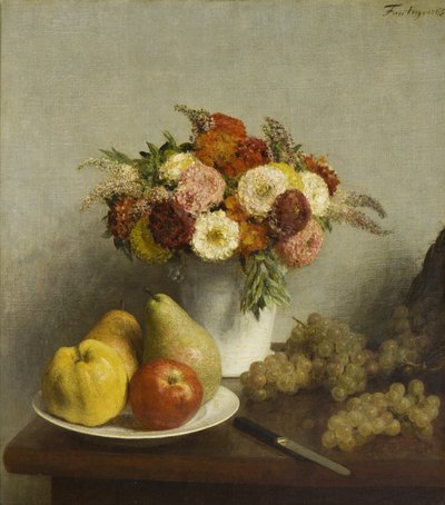 Flowers and Fruits by Henri Fantin-Latour