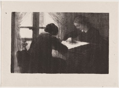 Interior (The Embroiderers) by Henri Fantin-Latour