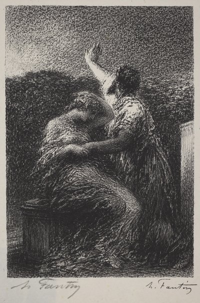 The Magi Balthazar and Fatime by Henri Fantin-Latour