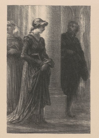 Richard Wagner and His Genius from Scenes of Rheingold by Henri Fantin-Latour