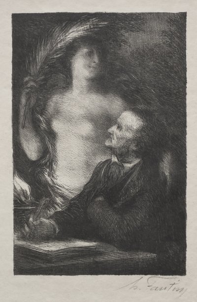 The Muse by Henri Fantin-Latour