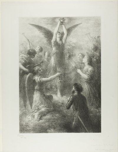 Prelude to Lohengrin, Second Plate by Ignace Henri Jean Fantin Latour