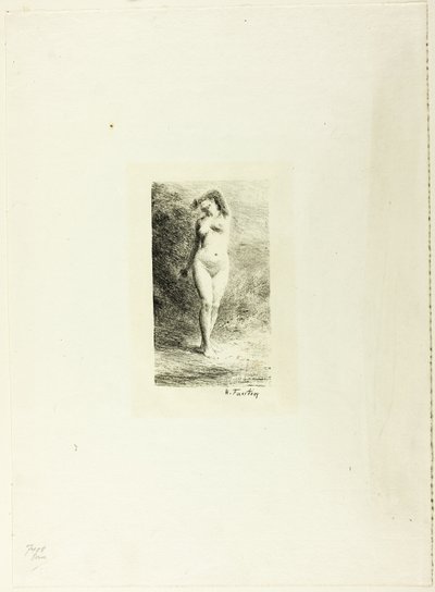 Study of Standing Woman, Seen from Front by Ignace Henri Jean Fantin Latour