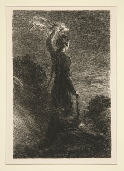Tristan and Isolde: Act II, Signal in the Night by Ignace Henri Jean Fantin Latour