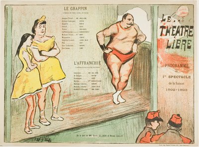 First Performance: Le Grappin, the Freedwoman, for Le Théâtre Libre by Henri Gabriel Ibels