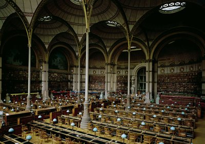 Interior of the Salle des Imprimes by Henri Labrouste