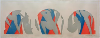 Dance, Grey, Blue, Pink by Henri Matisse