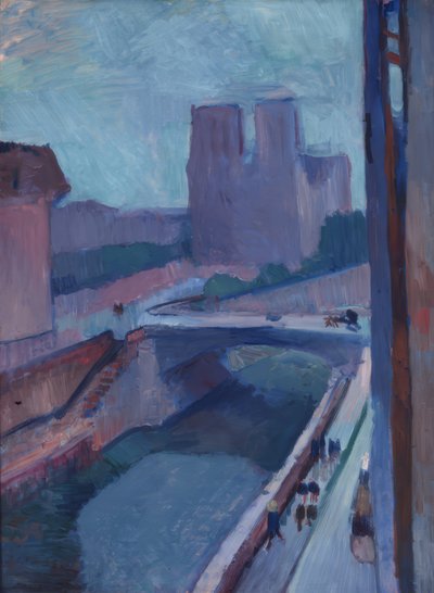 The Cathedral of Notre-Dame in Paris on a Late Afternoon by Henri Matisse