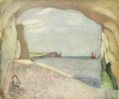 Etretat, the Red Sail by Henri Matisse