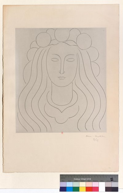 Fairy with a Hat of Light, Souvenir of Mallarmé by Henri Matisse