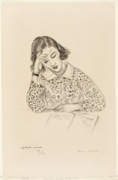 Girl Reading by Henri Matisse