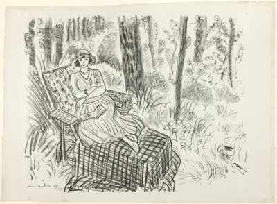 Girl on a Chaise by Henri Matisse