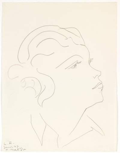 Head of L.R. by Henri Matisse