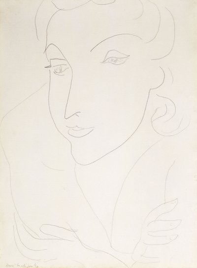 Head of a Young Woman by Henri Matisse