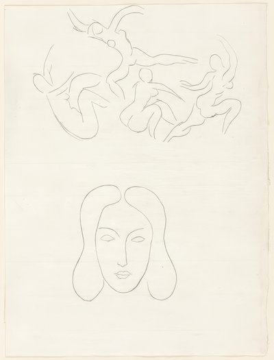 Hérodiade, Scene IV, Plate Thirteen from Poesies de Mallarmé by Henri Matisse