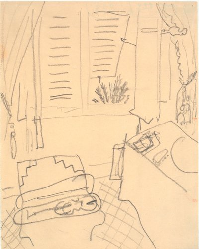 Interior with a Violin by Henri Matisse