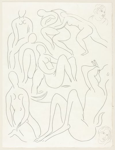 The Afternoon of a Faun: The Faun II, plate sixteen from Poems of Mallarmé by Henri Matisse