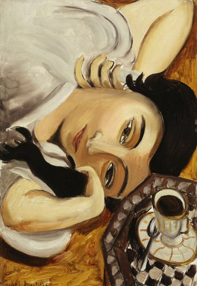 Lorette with a Cup of Coffee by Henri Matisse
