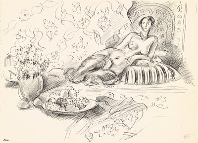 Lying Odalisque II, c.1927 by Henri Matisse