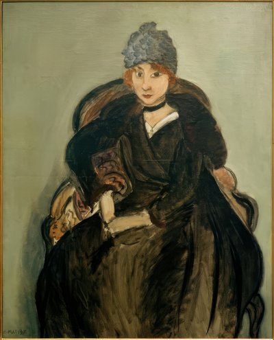 Marguerite with the Blue Hat by Henri Matisse