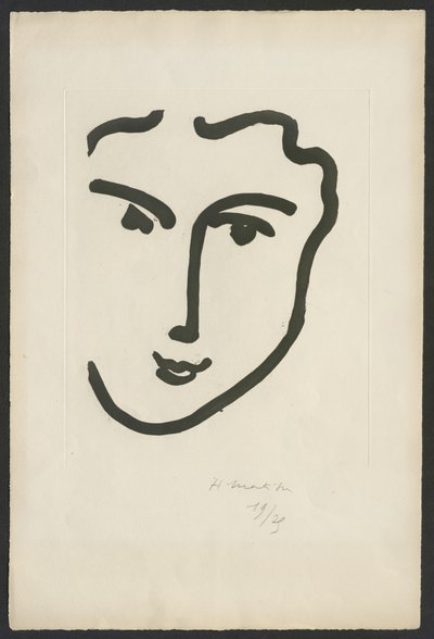 Nadia with the Cheerful Smile by Henri Matisse