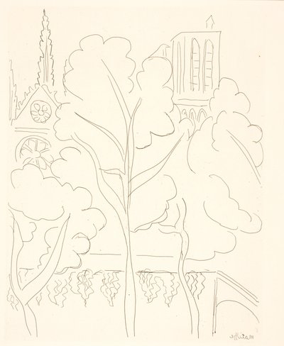 Notre-Dame, Paris by Henri Matisse