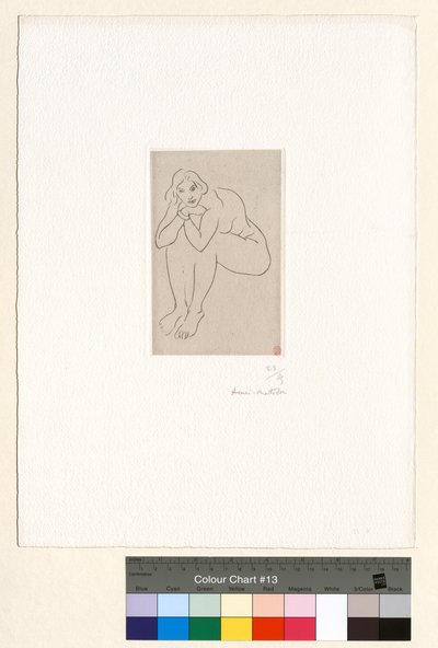 Seated Nude, Torso Leaning on Knees by Henri Matisse