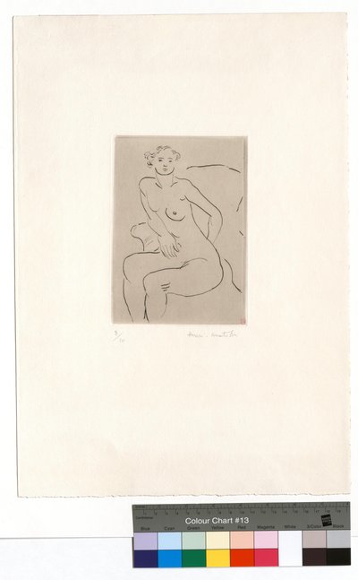 Nude in Armchair, Left Hand by Henri Matisse