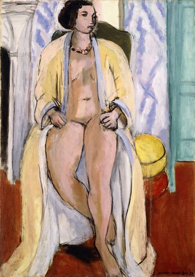 Nude in Bathrobe by Henri Matisse